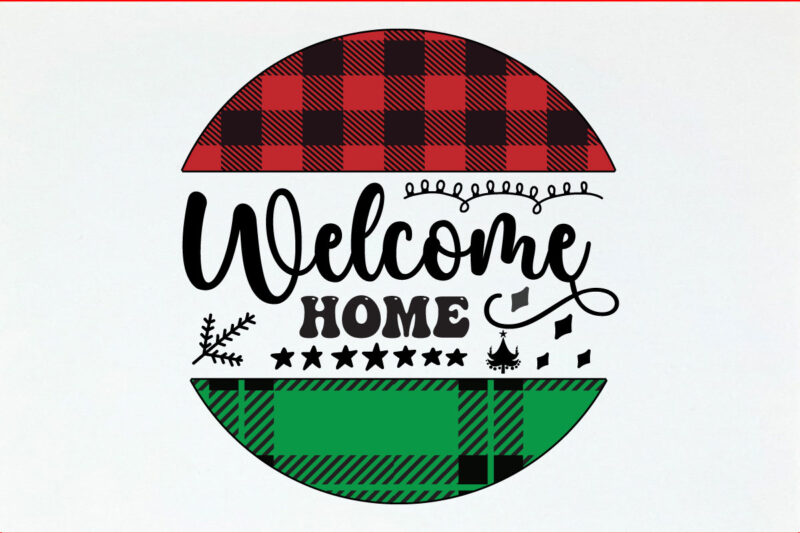 Christmas Round Sign SVG Bundle