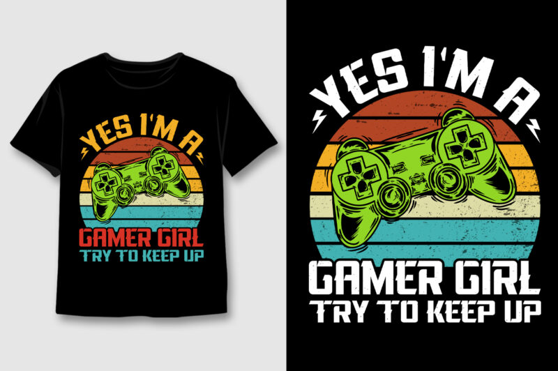 Video Game T-Shirt Design Bundle