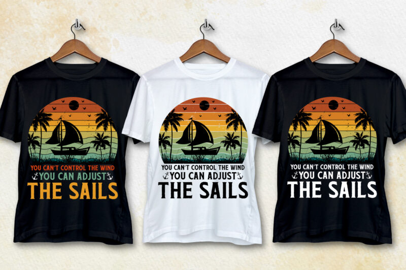 Boat T-Shirt Design Bundle