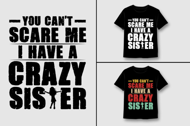 Sister T-Shirt Design Bundle