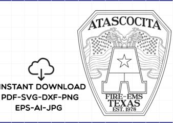 atascocita fire-ems texas est. 1978,atascocita fire-ems texas,american flag police,american flag ,american police t shirt vector