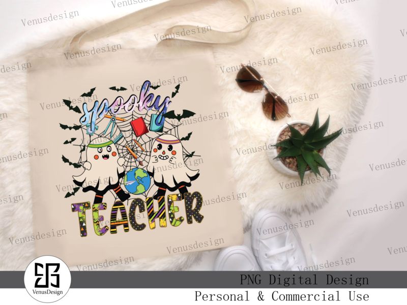 Spooky Teacher Png Sublimation