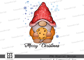 Merry Christmas Cookies Sublimation t shirt designs for sale