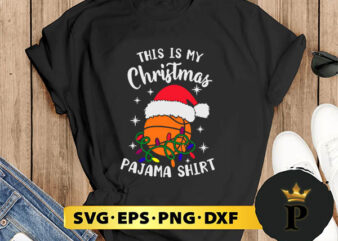 basketball Santa Hat Christmas SVG, Merry christmas SVG, Xmas SVG Digital Download