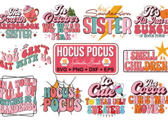 Hocus Pocus Sublimation Design Bundle