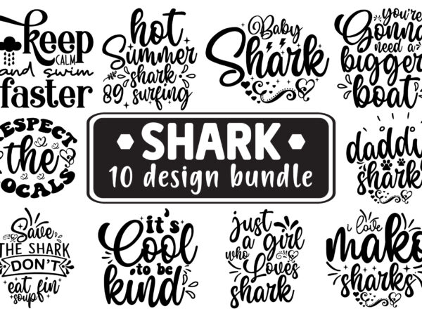 Shark svg design bundle