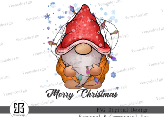Merry Christmas Lights Sublimation t shirt designs for sale