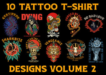 Tattoo t-shirt designs vol. 2