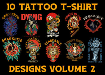 Tattoo T-Shirt Designs Vol. 2