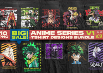 Anime Tshirt Design Bundle v1 -10 Anime DesignPng – Anime Artwork – Anime Streetwear for sale – best selling anime tshirt – trending anime tshirt