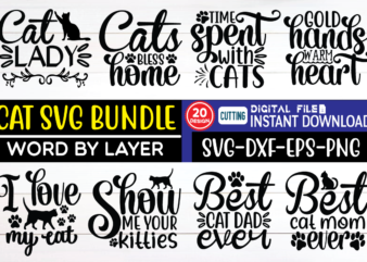 Cat svg bundle cat mom, svg, cat lover svg, funny cat, cat lover, cat svg, cat, cats, cat mom svg, art collectibles, i love cat, craft supplies tools, dog valentines