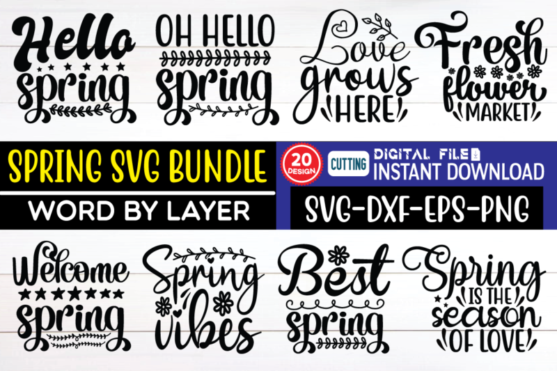 Spring svg bundle svg, svg design, cut file, easter, cricut, bundle, design bundle, silhouette, svg bundle, svg cut file, sublimation, best svg bundle, best svg design bundle, christian, christmas, cuttable,