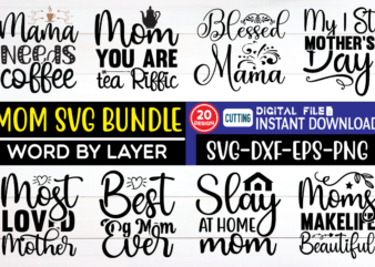 Mom Svg Bundle mom life svg, mom, mom svg, mothers day svg, mom svg, svg files for cricut, mama svg, mom quote svg, messy bun skull svg, mom life bun t shirt designs for sale