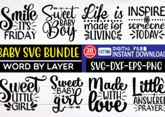 Baby svg bundle baby svg, newborn svg, baby svg, svg, baby svg bundle, baby quote bundle, svg designs, cut file, baby girl bundle, toddler svg, typhography svg design, new born