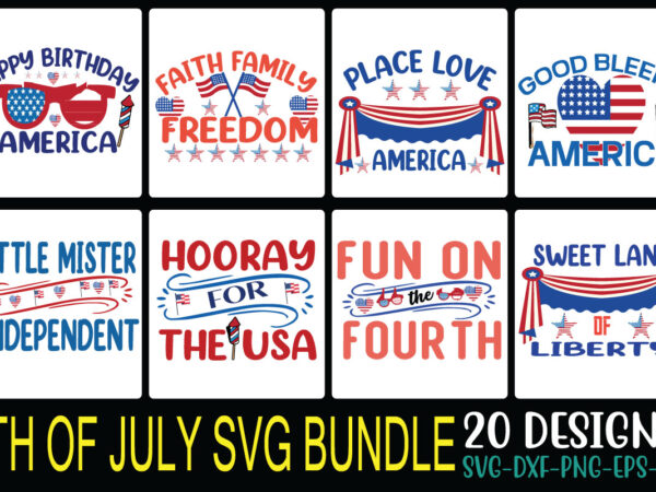 4th of july svg bundle