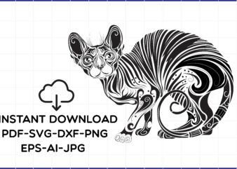Cat Vector, Cat SVG Bundle, Cat SVG Design