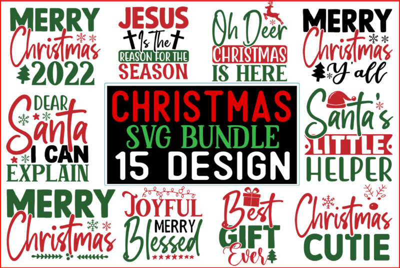 Christmas SVG Bundle 100 Design