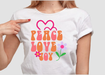 PEACE LOVE JOY T SHIRT DESIGN