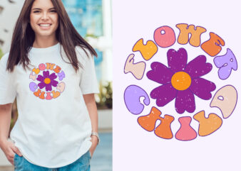 flower child t shirt design