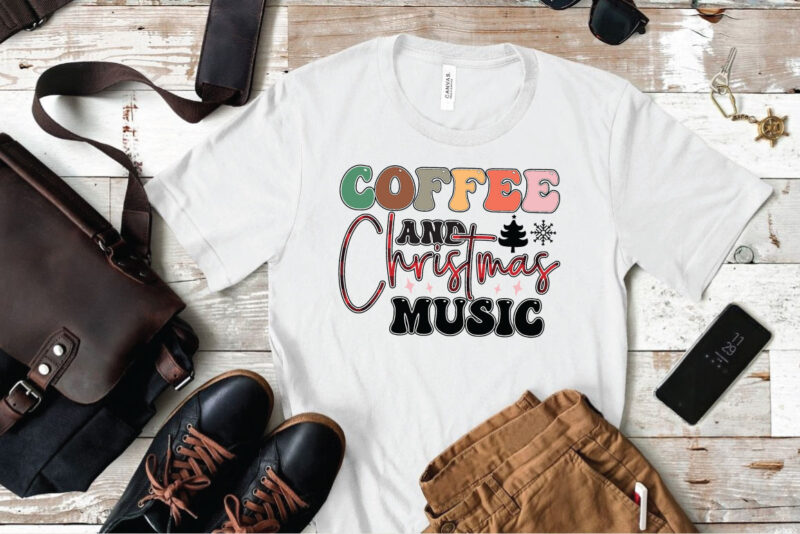 Coffee & Christmas music Sublimation
