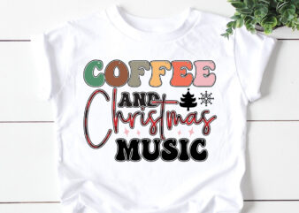 Coffee & Christmas music Sublimation