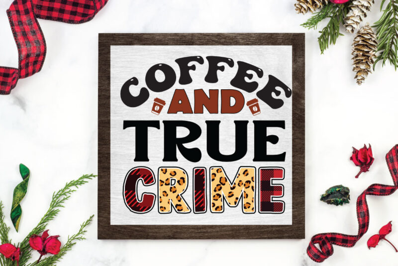 True Crime Sublimation PNG Bundle