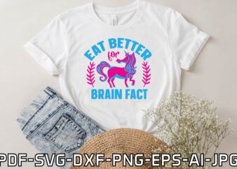 eat better for brain fact vector clipart