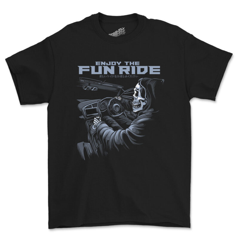 Enjoy the fun ride, Carstetic Illustrations design Tshirt