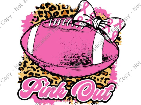 Pink out football tackle breast cancer warrior svg, pink out football tackle svg, pink out football svg, football ribbon breast cancer svg t shirt illustration