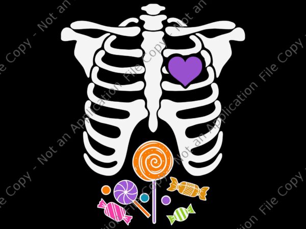 Halloween candy xray skeleton svg, xray skeleton svg, skeleton halloween svg, halloween svg graphic t shirt