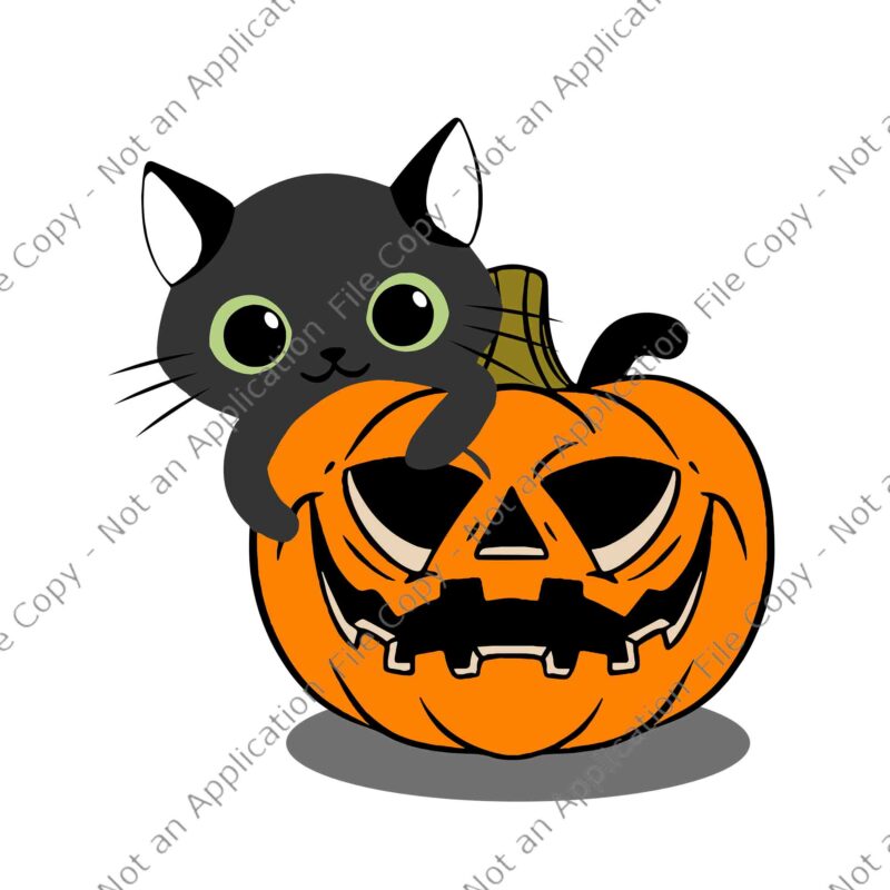 Halloween Black Cat Witch On Pumpkin Svg, Black Cat Witch Svg, Black Cat  Halloween Svg, Halloween Svg - Buy t-shirt designs