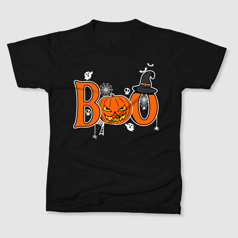 halloween Boo cartoon