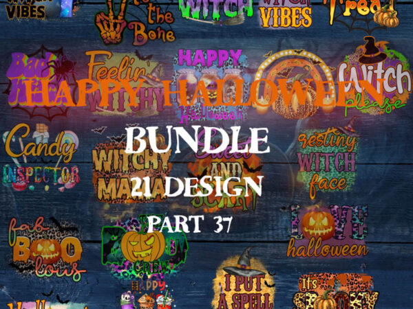 Happy halloween bundle 37 png, halloween, witch, boo, love halloween graphic t shirt