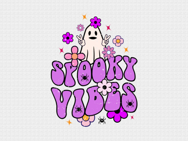 Spooky vibes t shirt design
