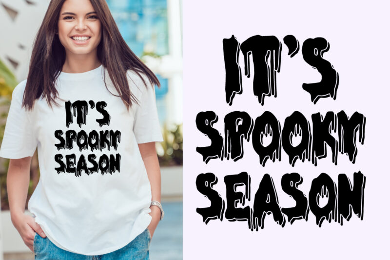 it’s spooky season halloween t shirt design