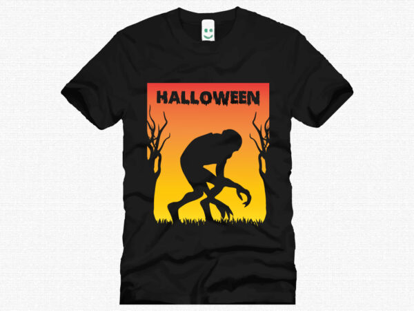Halloween t shirt design template. halloween party t shirt design. typography, illustration halloween t shirt design. halloween day t shirt. halloween night t shirt design.
