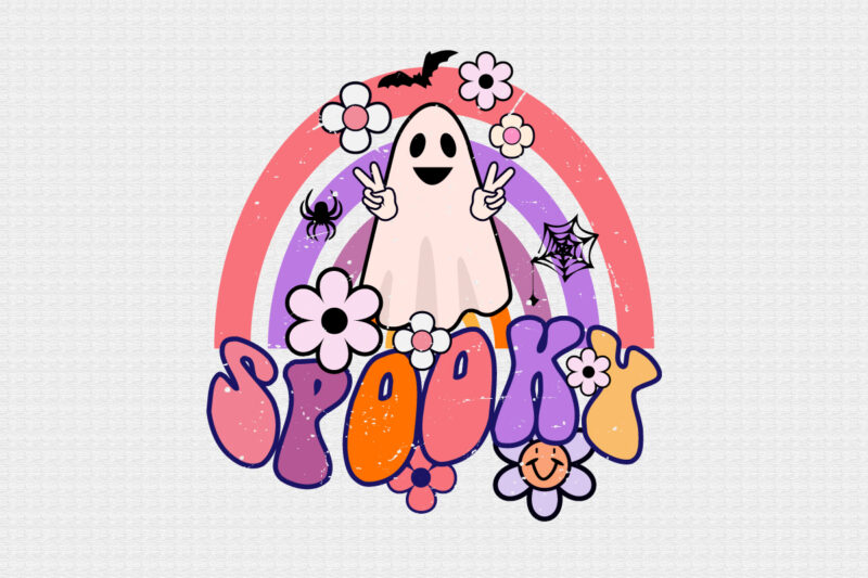 spooky Halloween party t shirt design. Halloween t shirt design for Halloween day