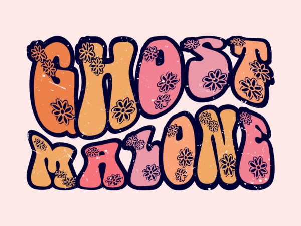 Ghost malone halloween t-shirt design. halloween vector graphic. halloween t-shirt illustration. horns head devil t-shirt design. beautiful and eye catching halloween vector