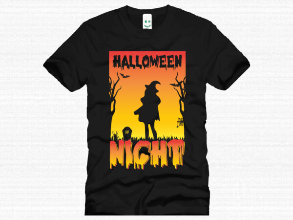 Halloween t shirt design template. halloween party t shirt design. typography, illustration halloween t shirt design. halloween day t shirt. halloween night t shirt design.