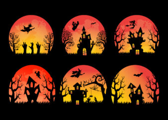 halloween t shirt design bundle