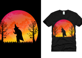 halloween vector t shirt design