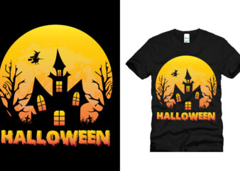 halloween vector t shirt design