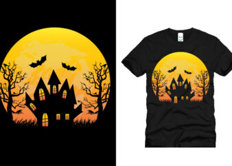 halloween vector t shirt design