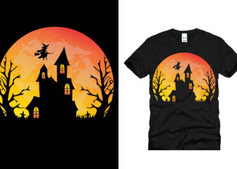 halloween vector t shirt design