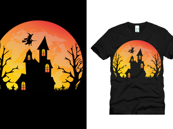 Halloween vector t shirt design