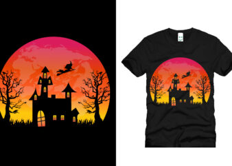 halloween vector t shirt design