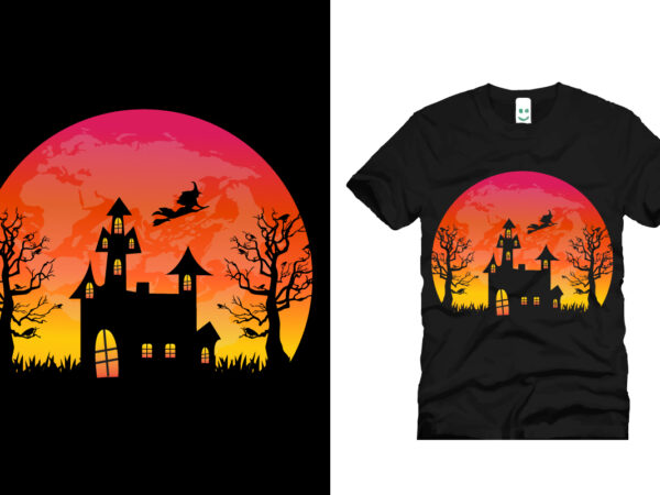 Halloween vector t shirt design