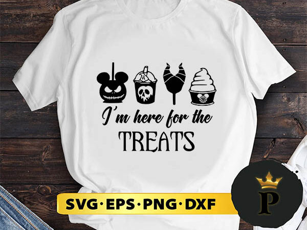 I’m here for the treats svg, halloween silhouette svg, halloween svg, witch svg, halloween ghost svg, halloween clipart, pumpkin svg files, halloween svg png graphics