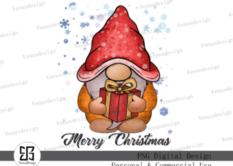 Merry Christmas Gift Sublimation t shirt designs for sale