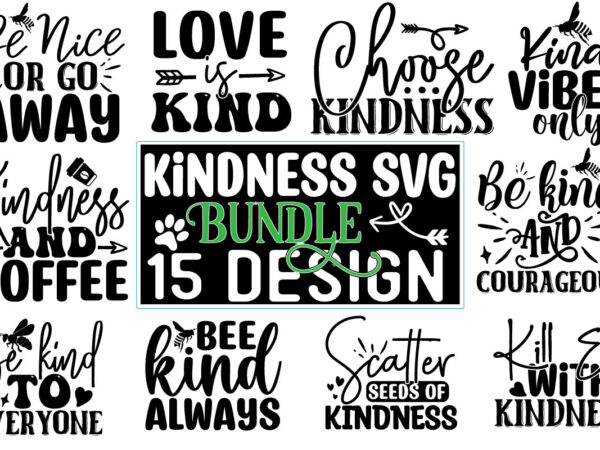 Kindness svg design bundle